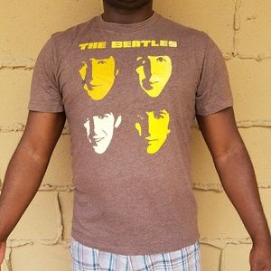 the beatles vintage brown shirt from old navy